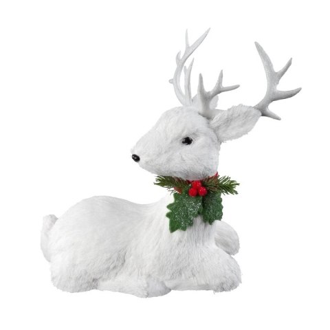 FIGURKA ŚWIĄTECZNA 40 X 15 X 30 CM BIAŁY