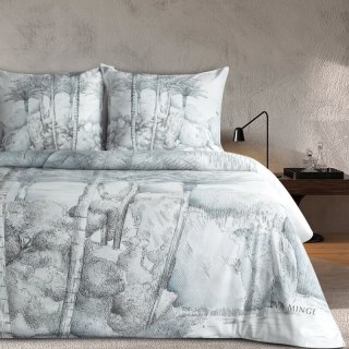 POŚCIEL SKYE 160 X 200 CM JASNOSZARY