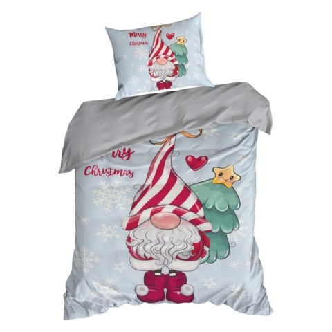 ŚWIĄTECZNY KOMPLET POŚCIELI BEINER 220 X 200 CM JASNOSZARY