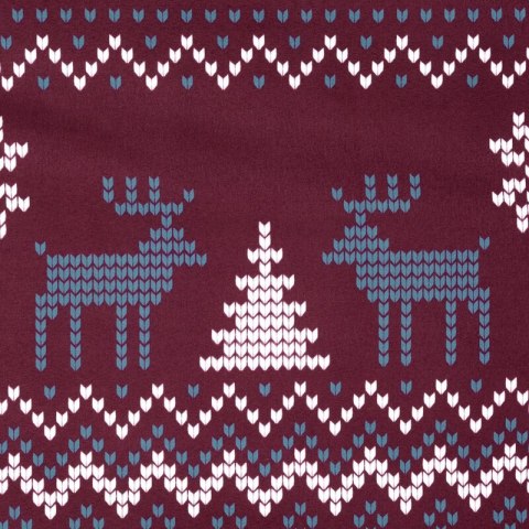 ŚWIĄTECZNY KOMPLET POŚCIELI MATT 160 X 200 CM BORDOWY