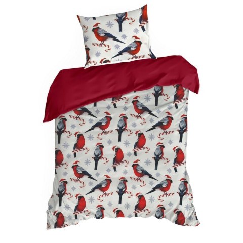 ŚWIĄTECZNY KOMPLET POŚCIELI MELODY 220 X 200 CM BIAŁY