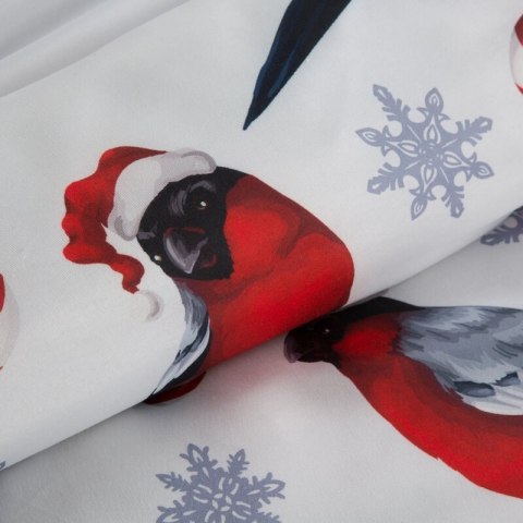 ŚWIĄTECZNY KOMPLET POŚCIELI MELODY 220 X 200 CM BIAŁY