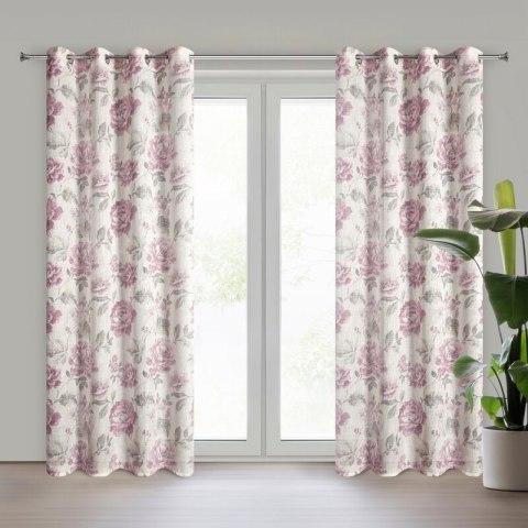 ZASŁONA GOTOWA DAVENA 140 X 250 CM NATURALNY