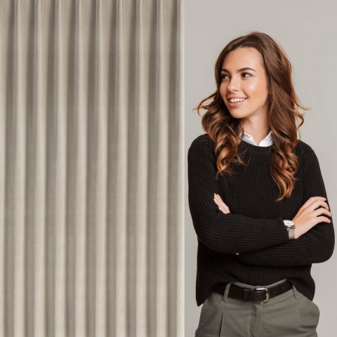 ZASŁONA GOTOWA MELANIE 125 X 270 CM BEŻOWY