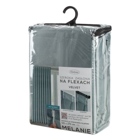 ZASŁONA GOTOWA MELANIE 125 X 270 CM SZARY