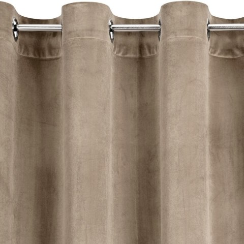 ZASŁONA GOTOWA MELANIE 140 X 260 CM CIEMNOBEŻOWY