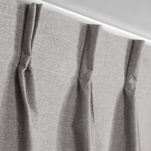 ZASŁONA GOTOWA NELISA 125 X 270 CM CIEMNOBEŻOWY