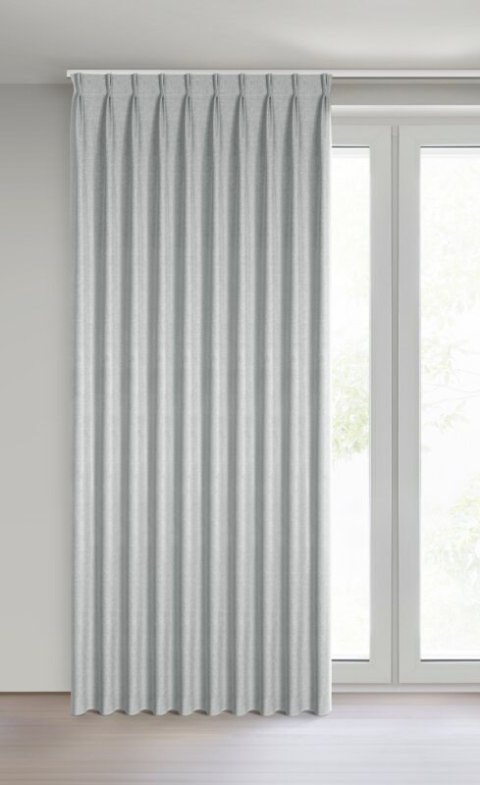 ZASŁONA GOTOWA NELISA 125 X 270 CM SREBRNY