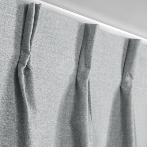 ZASŁONA GOTOWA NELISA 125 X 270 CM SREBRNY