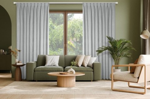 ZASŁONA GOTOWA NELISA 125 X 270 CM SREBRNY