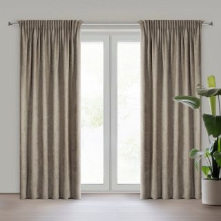 ZASŁONA GOTOWA VANI NA TAŚMIE 140 X 270 CM BEŻOWY