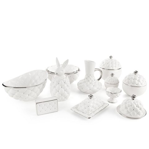 CERAMIKA 13 X 5 X 8 CM BIAŁY