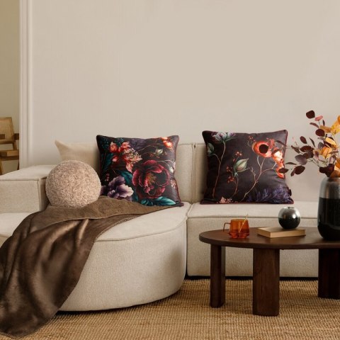 KOC TEDY 200 X 220 CM CIEMNOBRĄZOWY