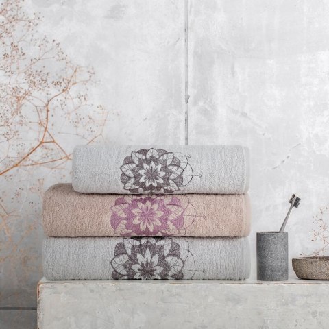 KOMPLET RĘCZNIKÓW 3 30X50 CM, 50X90 CM, 70X140 CM BIAŁY