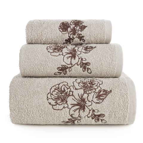 KOMPLET RĘCZNIKÓW 3 56 X 36 X 7 CM BEŻOWY