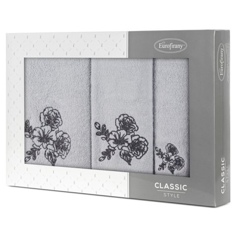 KOMPLET RĘCZNIKÓW 3 56 X 36 X 7 CM MIĘTOWY