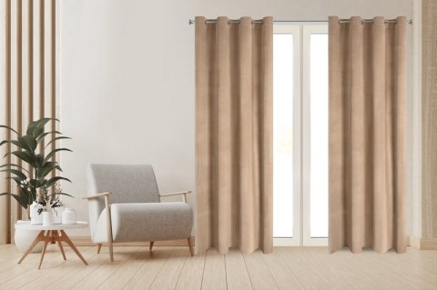 ZASŁONA GOTOWA DARLA 140 X 250 CM BEŻOWY