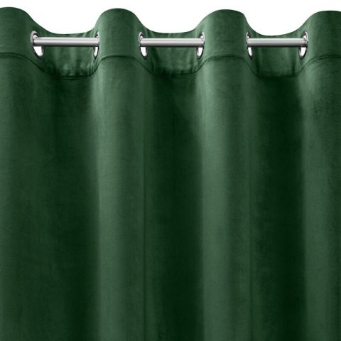 ZASŁONA GOTOWA DARLA 140 X 250 CM CIEMNOZIELONY