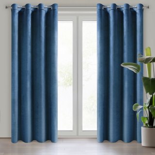 ZASŁONA GOTOWA DARLA 140 X 250 CM GRANATOWY