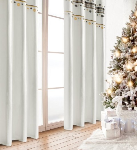 ZASŁONA ŚWIATECZNA ANGEL03 140 X 250 CM BIAŁY