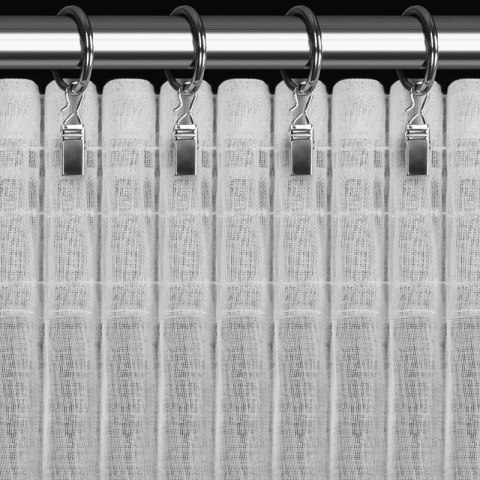 FIRANA GOTOWA ELPIDIA NA TAŚMIE 140X270 CM BIAŁY