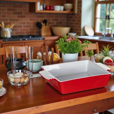 FORMA NACZYNIE CERAMICZNE DO ZAPIEKANIA 33,5x22,5 cm BANQUET CULINARIA
