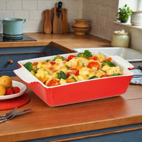 FORMA NACZYNIE CERAMICZNE DO ZAPIEKANIA 39x22 cm BANQUET CULINARIA