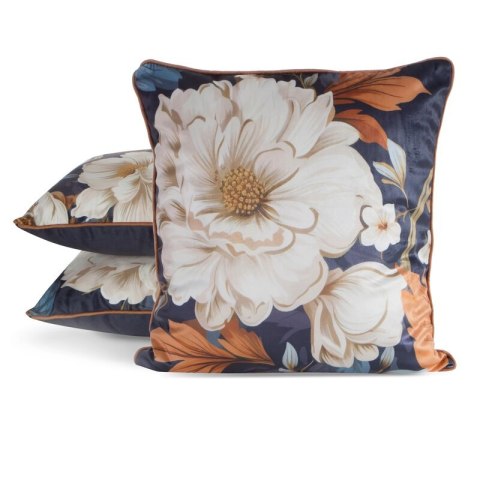 POSZEWKA FIORA2 45 X 45 CM GRANATOWY