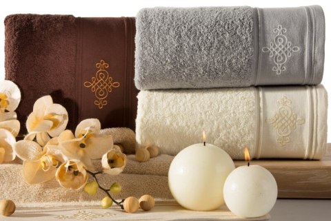 RĘCZNIK KLAS2 (02) 70 X 140 CM BEŻOWY