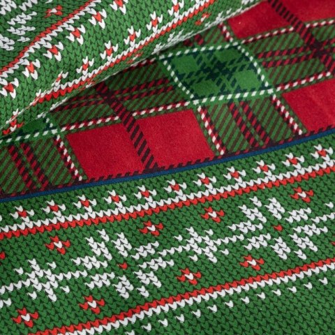 ŚWIĄTECZNY KOMPLET POŚCIELI AURORA 220 X 200 CM ZIELONY