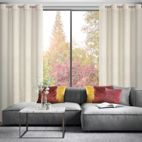 ZASŁONA GOTOWA ADELINA 140 X 250 CM KREMOWY