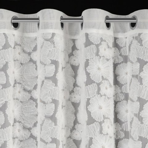 ZASŁONA GOTOWA JASMIN 1 140 X 250 CM BIAŁY