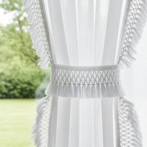 FIRANA GOTOWA KIRA 2 NA TAŚMIE 140 X 270 CM BIAŁY