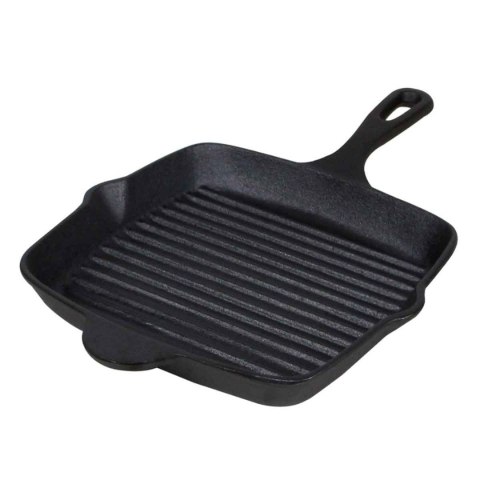 PATELNIA ŻELIWNA GRILLOWA HAGE 26 x 26cm INDUKCJA