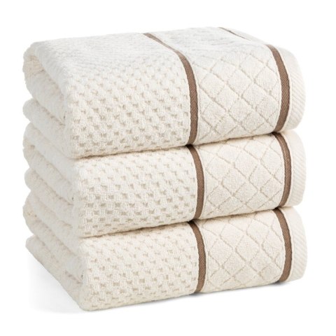 RĘCZNIK FAVORI (01) 70 X 140 CM KREMOWY