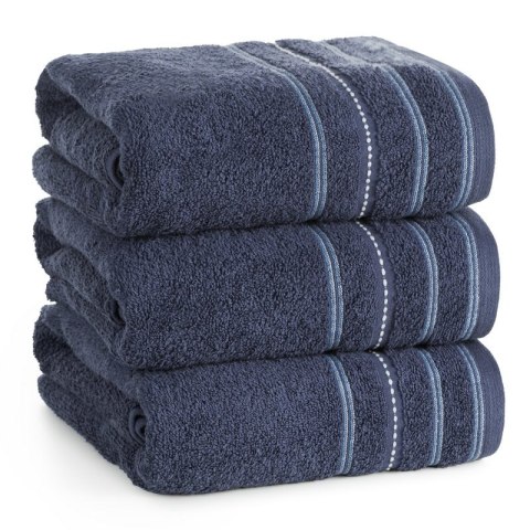 RĘCZNIK VENTO (08) 70 X 140 CM GRANATOWY