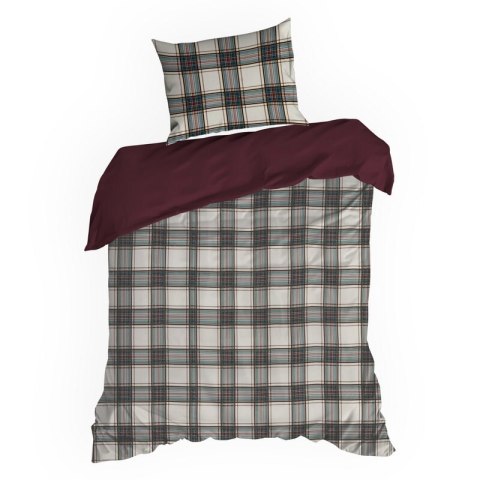 ŚWIĄTECZNY KOMPLET POŚCIELI AARON 140 X 200 CM BIAŁY