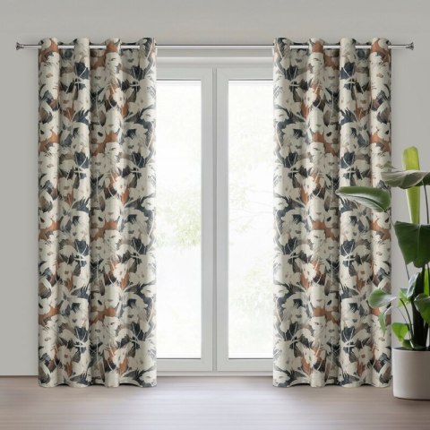 ZASŁONA GOTOWA AMBRA 140 X 250 CM GRANATOWY