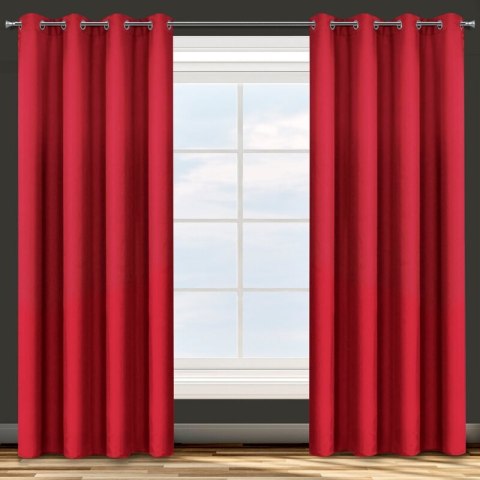 ZASŁONA GOTOWA D91 ADORE 140 X 250 CM CZERWONY