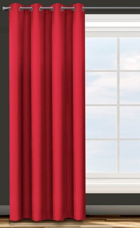 ZASŁONA GOTOWA D91 ADORE 140 X 250 CM CZERWONY
