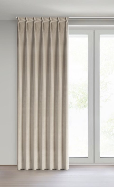 ZASŁONA GOTOWA MELANIE 80 X 270 CM BEŻOWY