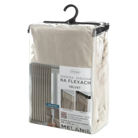 ZASŁONA GOTOWA MELANIE 80 X 270 CM BEŻOWY