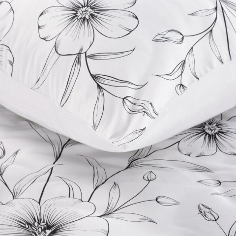 KOMPLET POŚCIELI SATYNOWEJ SPRING 64 160 X 200 CM BIAŁY