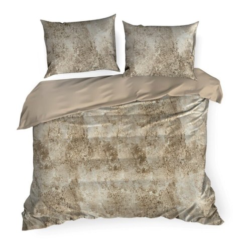 KOMPLET POŚCIELI SATYNOWEJ SPRING 77 160 X 200 CM JASNOBRĄZOWY