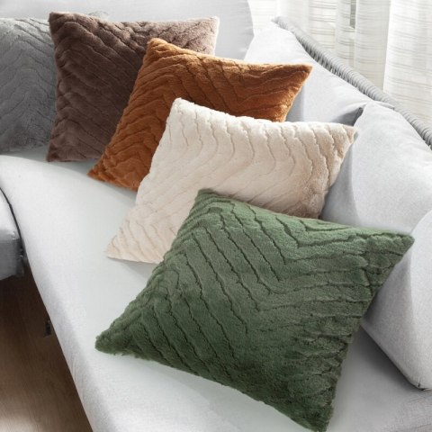 POSZEWKA KATE 45 X 45 CM CIEMNOBEŻOWY