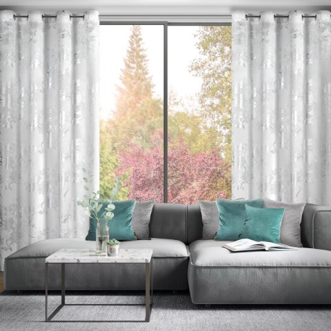 ZASŁONA GOTOWA CELIA 140 X 250 CM BIAŁY