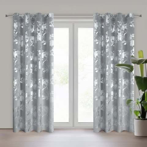 ZASŁONA GOTOWA CELIA 140 X 250 CM STALOWY