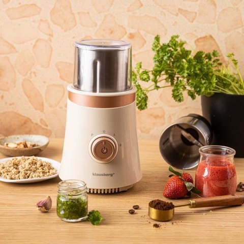 ELEKTRYCZNY MŁYNEK DO KAWY PRZYPRAW OWOCÓW KLAUSBERG KB-7993