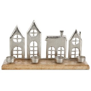 FIGURKA ŚWIĄTECZNA 146 40 X 10 X 22 CM SREBRNY