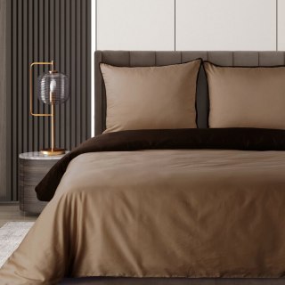 KOMPLET POŚCIELI LUNARA 160 X 200 CM JASNOBRĄZOWY